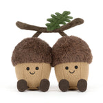 Jellycat Amuseables Ort & Tum Acorns -Front View