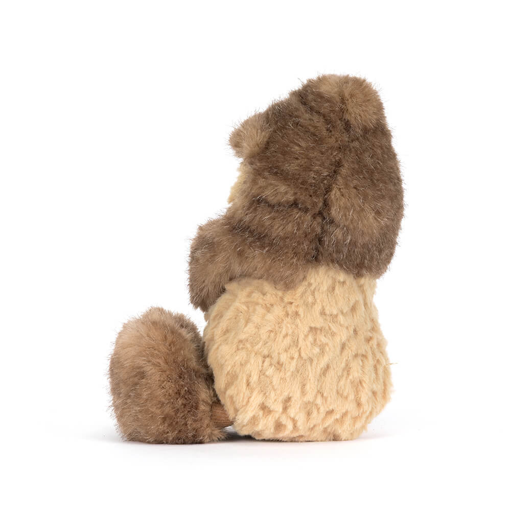 Jellycat Amuseables Peanut Yeti Outfit - Side View