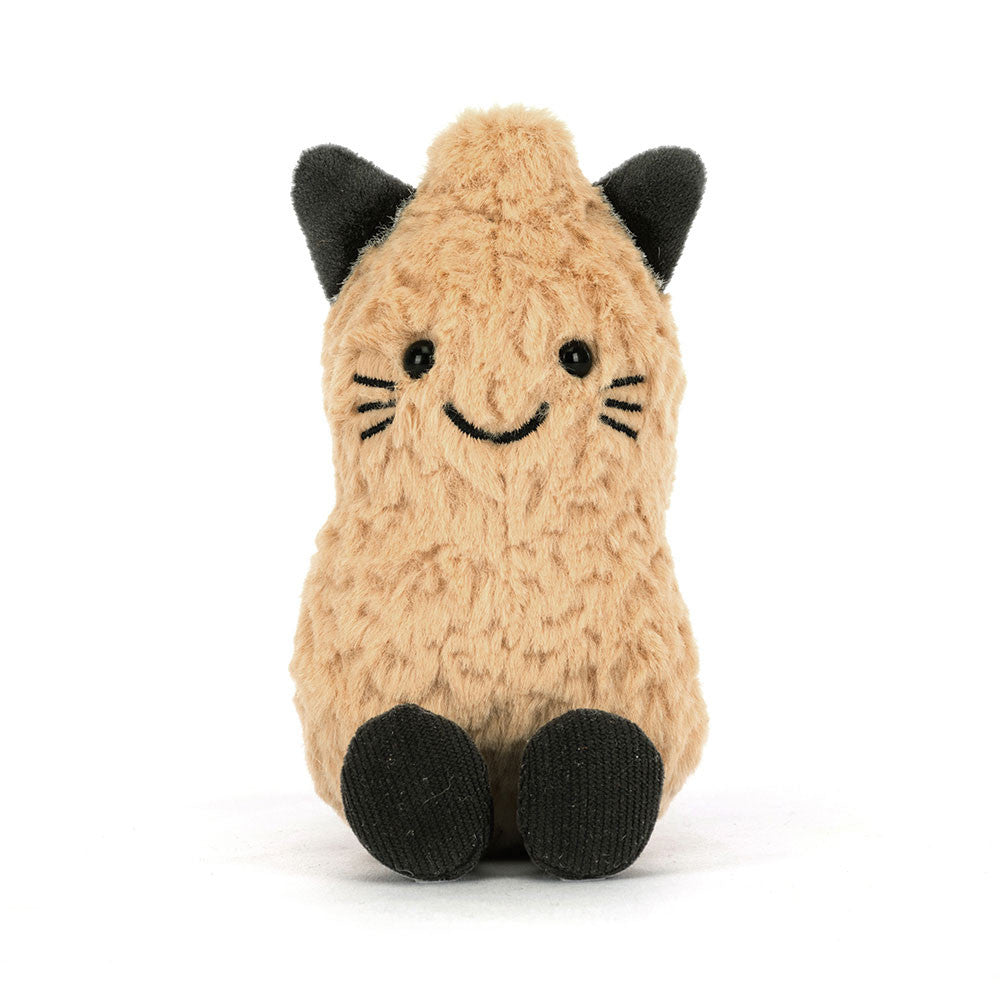 Jellycat Amuseables Peanut Cat Outfit - Front View