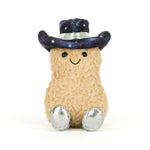 Jellycat Amuseables Peanut Space Rodeo Outfit - Front View