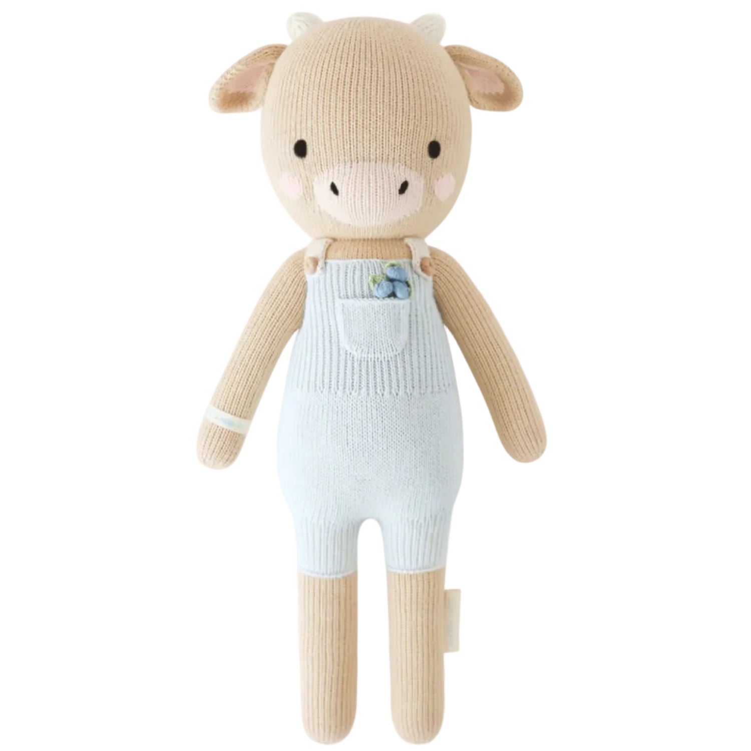 cuddle + kind Hand-Knit Doll - Asher the Cow