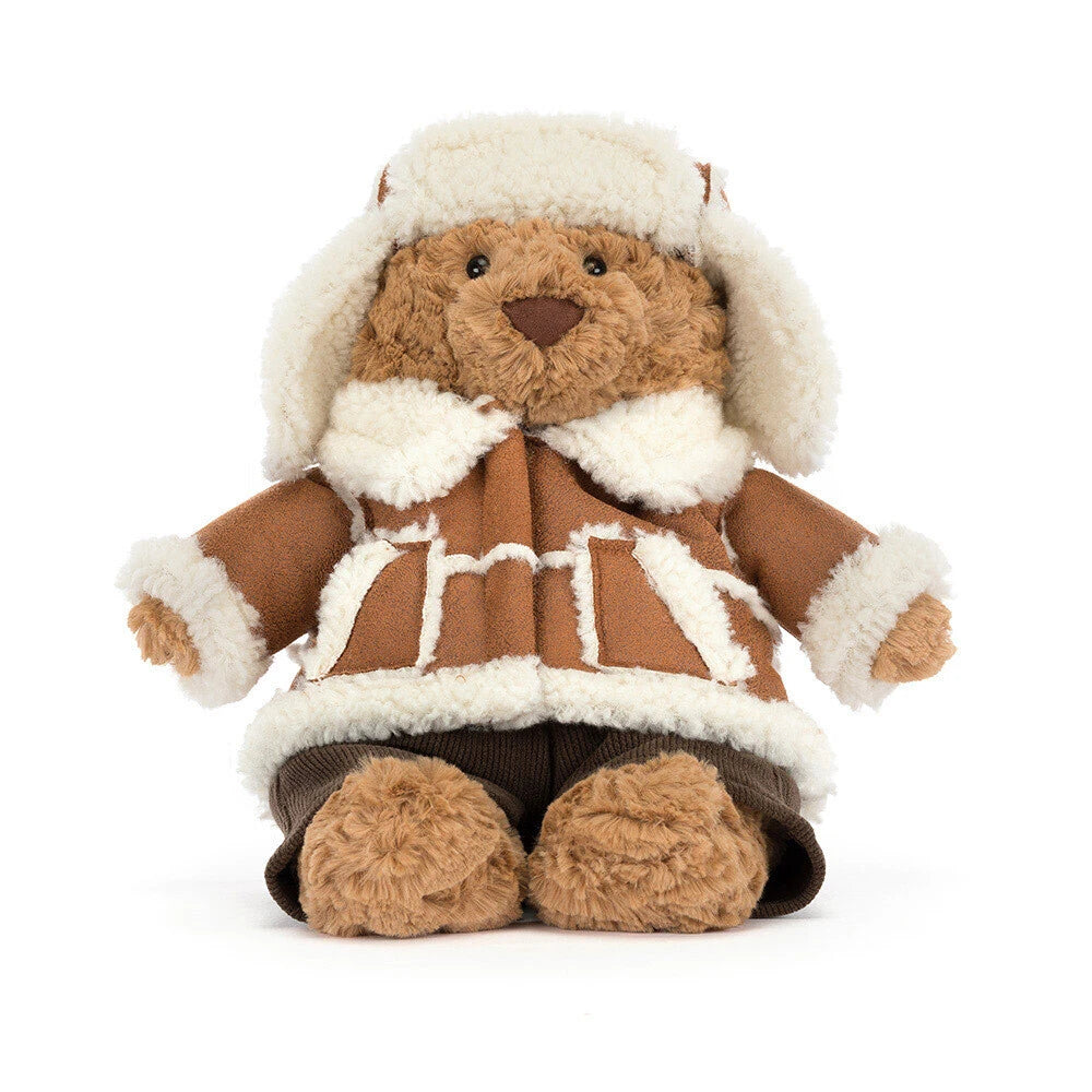 Jellycat Bartholomew Bear 'Alpine' Outfit Front View
