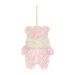 Jellycat Leola Bear Winter Warmer Decoration Holiday Tree Ornament - Back View