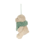 Bartholomew Bear Jr. Winter Warmer Decoration Holiday Christmas Tree Ornament - Side View