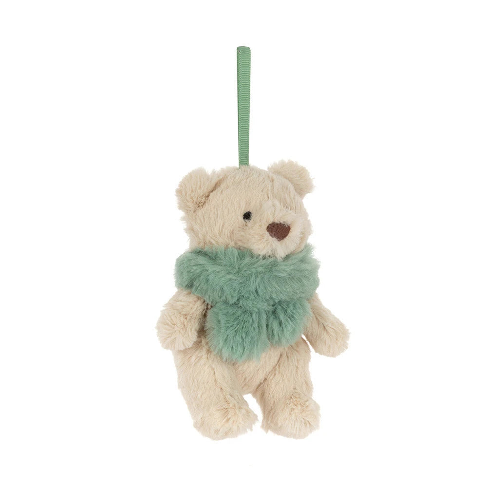 Bartholomew Bear Jr. Winter Warmer Decoration Holiday Christmas Tree Ornament