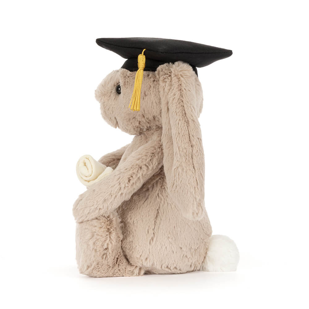 Jellycat Bashful Bunny Graduation Outfit - Side View