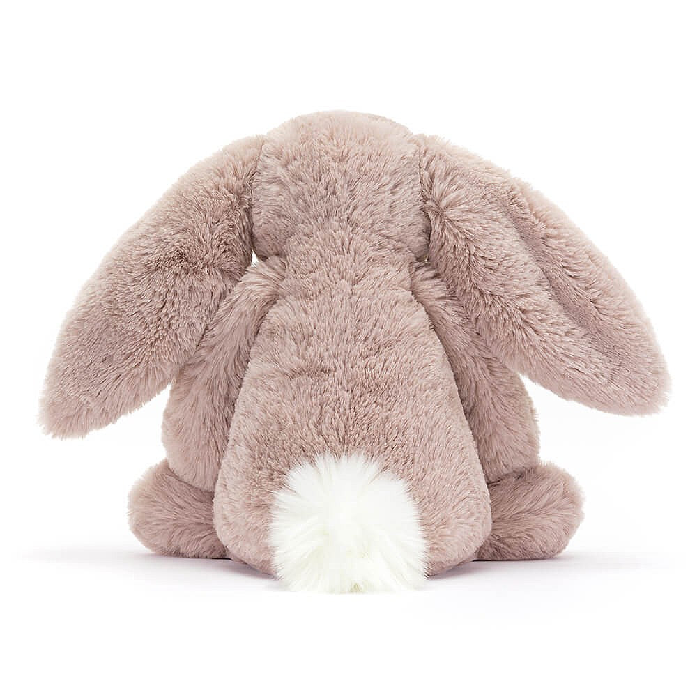 Jellycat Bashful Luxe Bunny - Rosa Back View