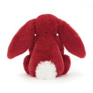 Jellycat Bashful Luxe Bunny Scarlett - Back View