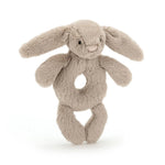 Jellycat Baby Bashful Beige Bunny Ring Rattle
