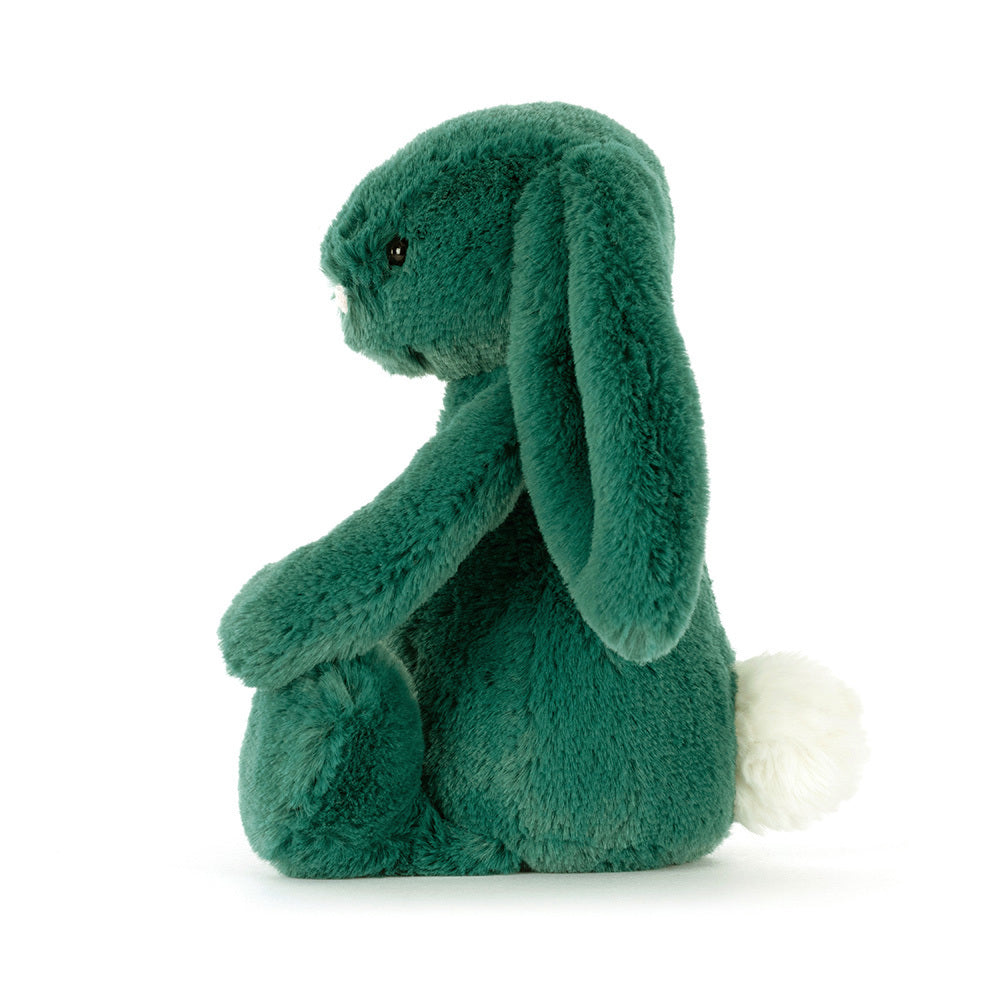 Jellycat Bashful Teal Bunny - Side View