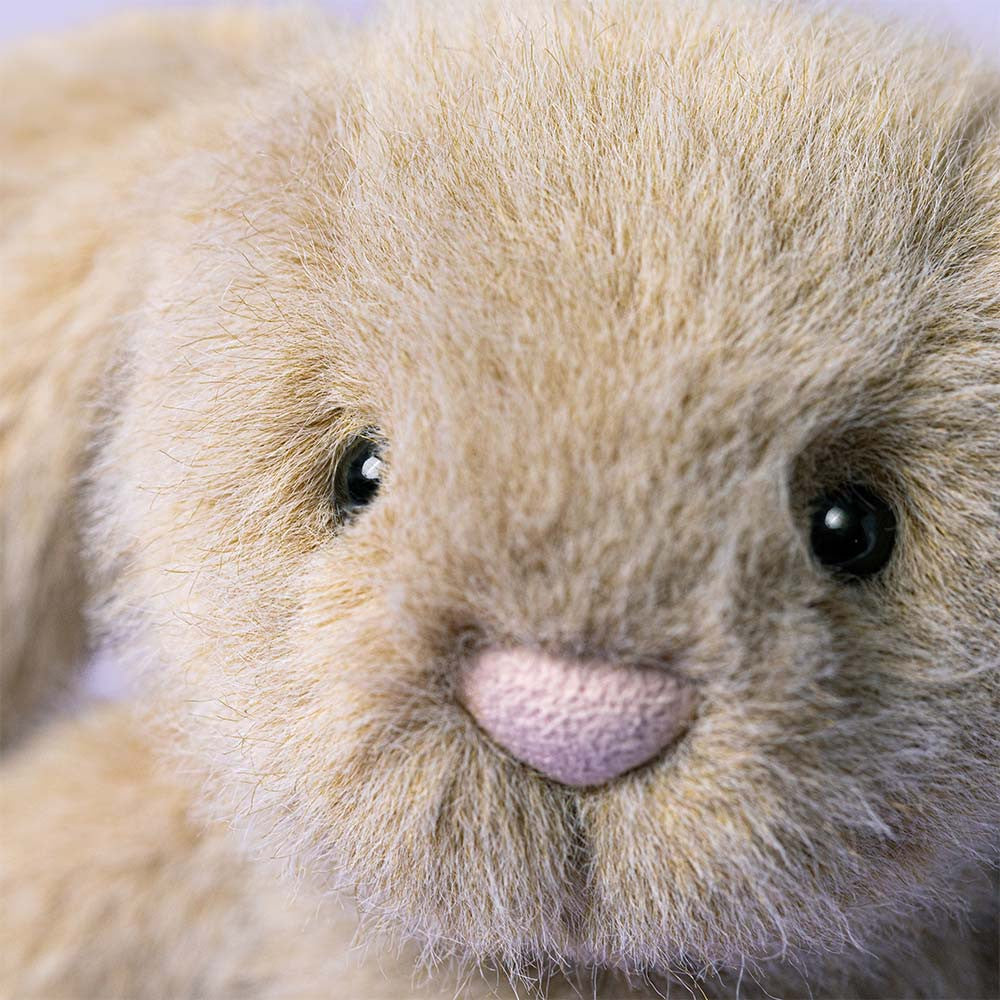 Jellycat Oat Flufflet Bunny Detail on Nose & Fur