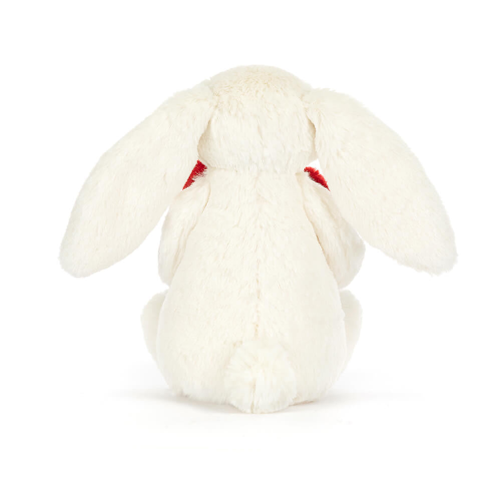 Jellycat Bashful Red Love Heart Bunny - Back View