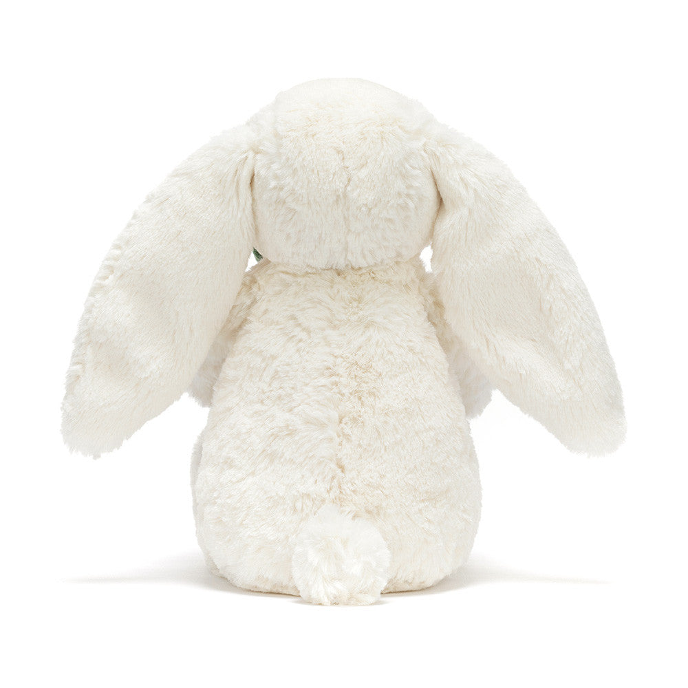 Jellycat Cream Bunny with Plant - Back View