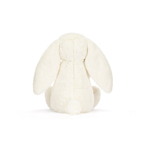 Jellycat Cream Bunny with Rose - Back View