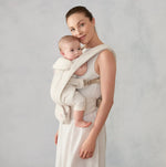 Ergobaby Omni Deluxe Linen Baby Carrier - Natural Linen Lifestyle 1