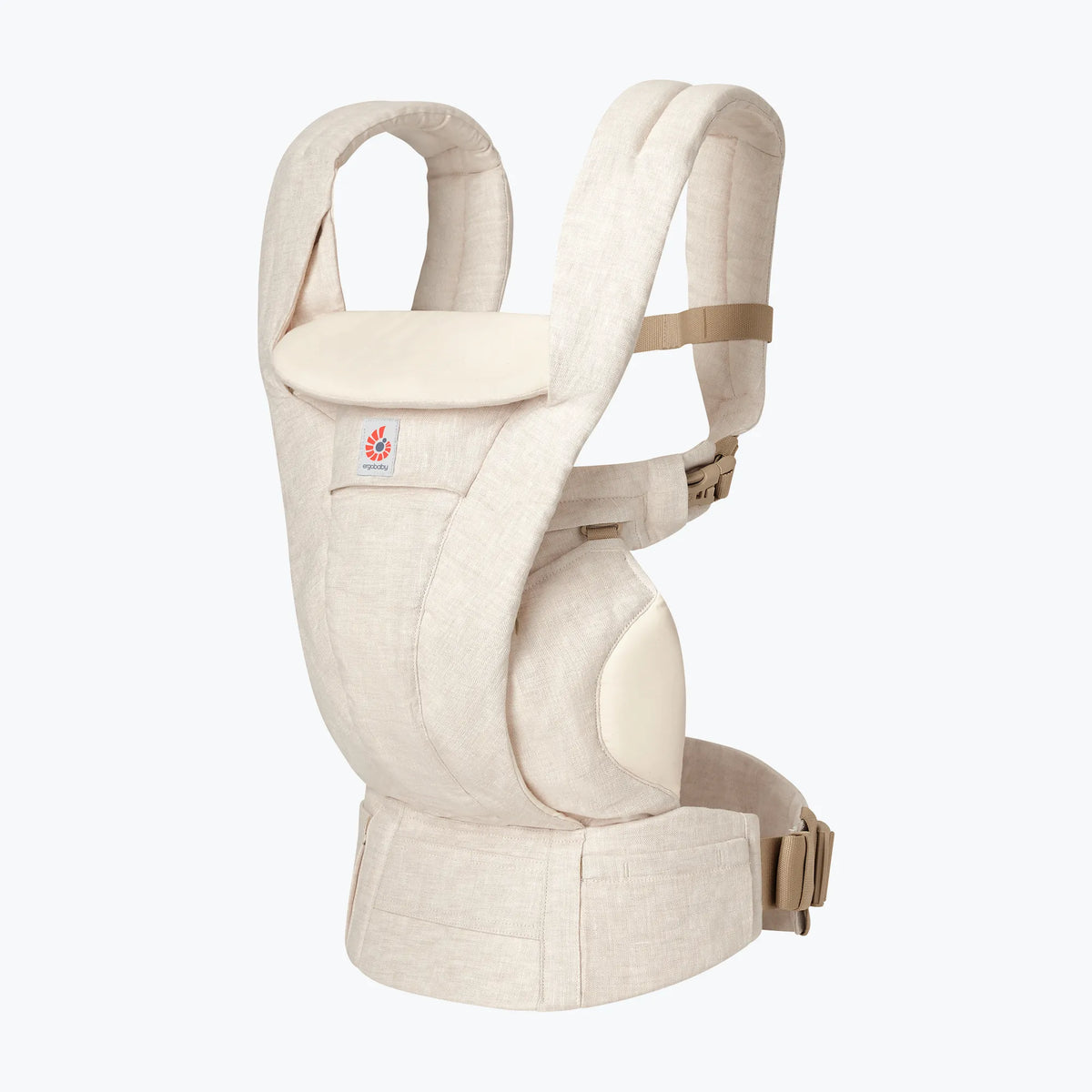 Ergobaby Omni Deluxe Linen Baby Carrier - Natural Linen Angle View