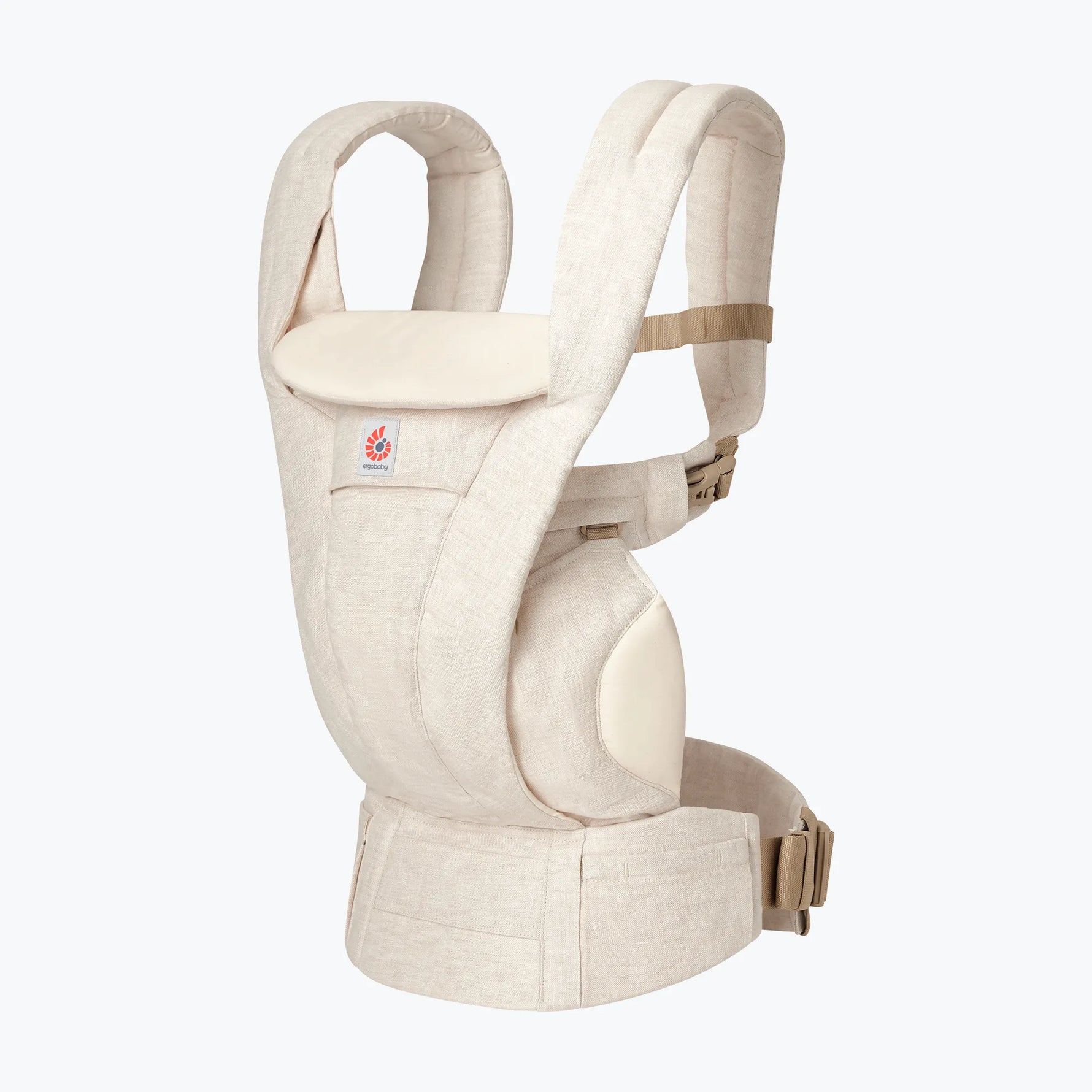 Ergobaby Omni Deluxe Linen Baby Carrier - Natural Linen Angle View