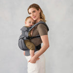 Ergobaby Omni Classic 360 Mesh Baby Carrier - Charcoal Grey Lifestyle 1