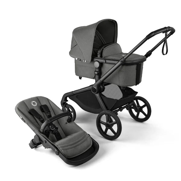 Bugaboo Kangaroo Complete Stroller - Black/Moon Grey