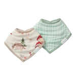 Loulou Lollipop Bandana Bib Set - Forest Families