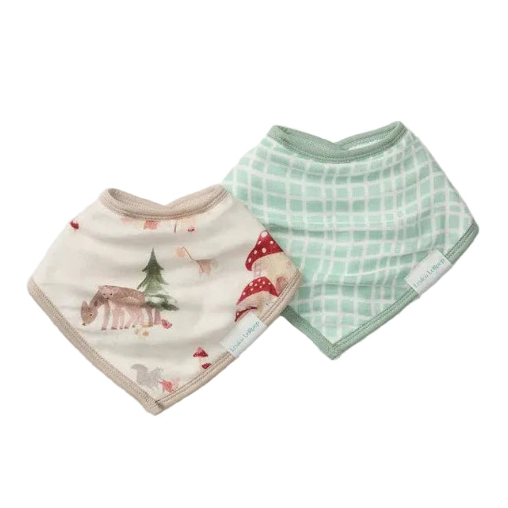 Loulou Lollipop Bandana Bib Set - Forest Families
