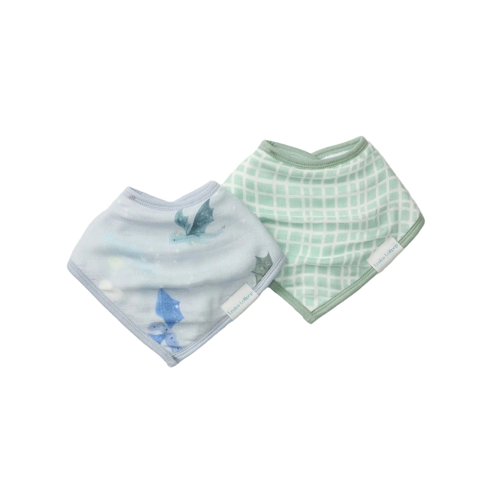 Loulou Lollipop Bandana Bib Set - Magical Dragons