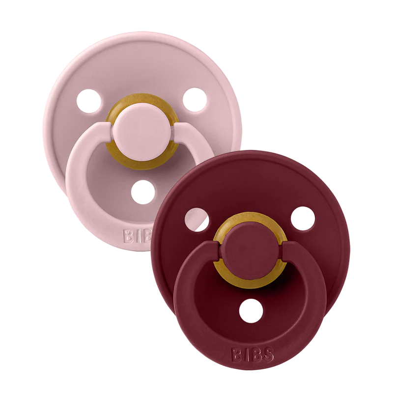 BIBS Pacifier 2 Pack - Pink Plum & Elderberry