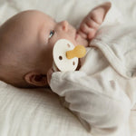 BIBS Pacifier Original 4 Pack - Ivory/Sand/Vanilla/Dark Oak Lifestyle 3