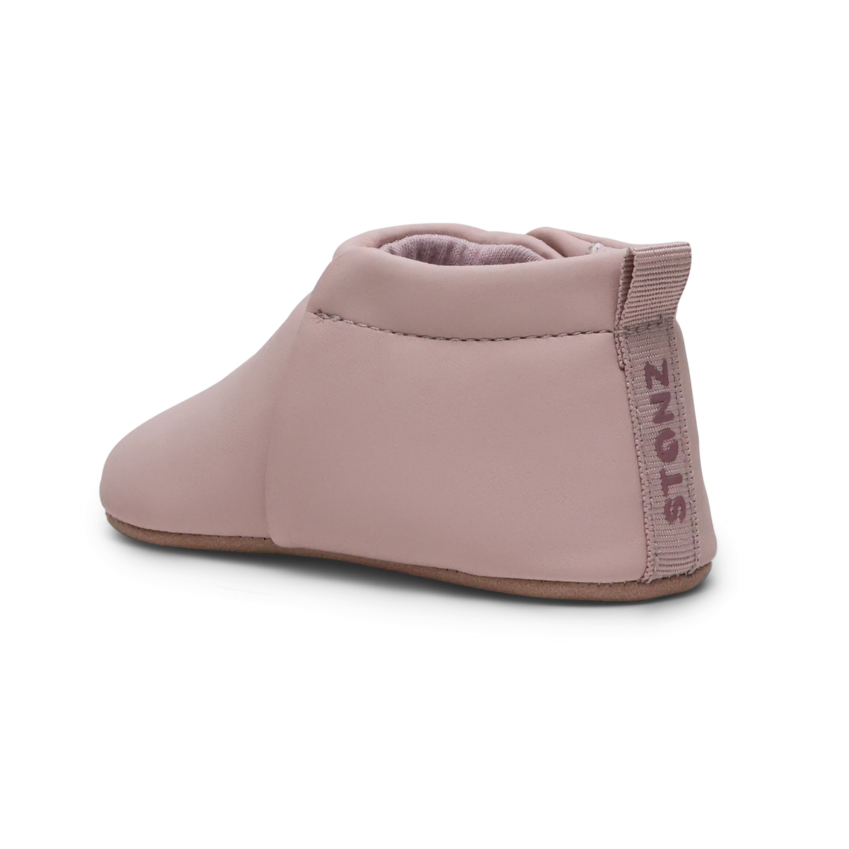 Stonz Bloom Soft Sole Baby Shoes - Blush - Back Angle View