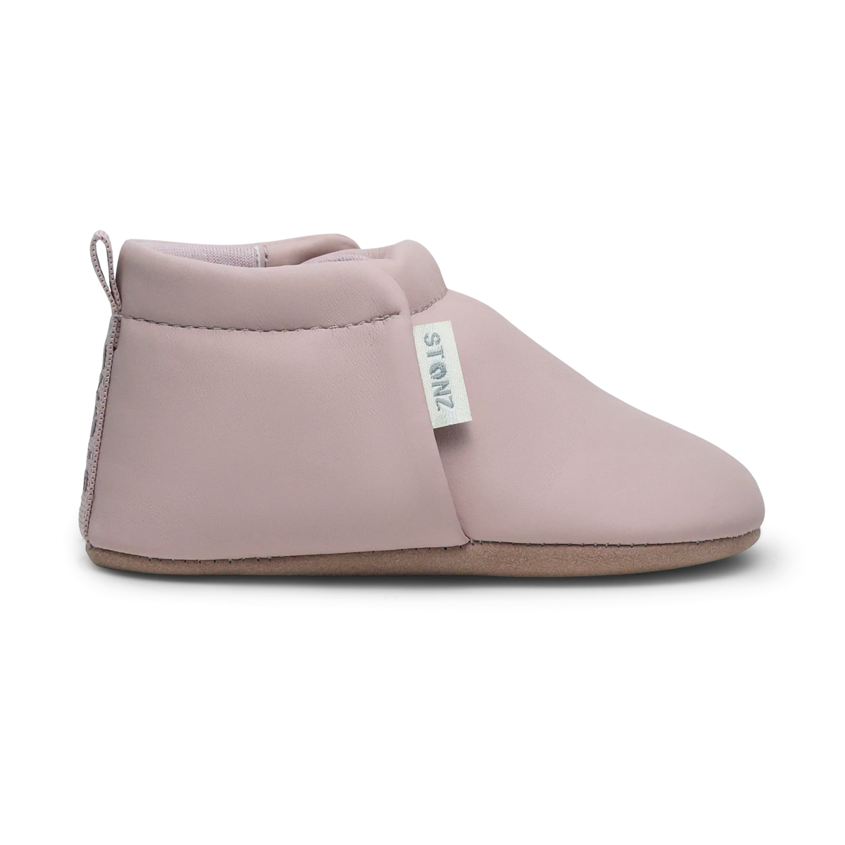 Stonz Bloom Soft Sole Baby Shoes - Blush - Side View