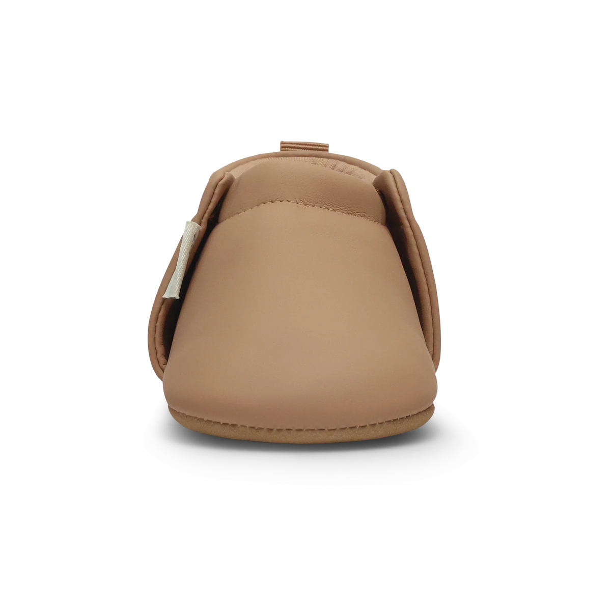 Stonz Bloom Soft Sole Baby Shoes - Camel - Front View