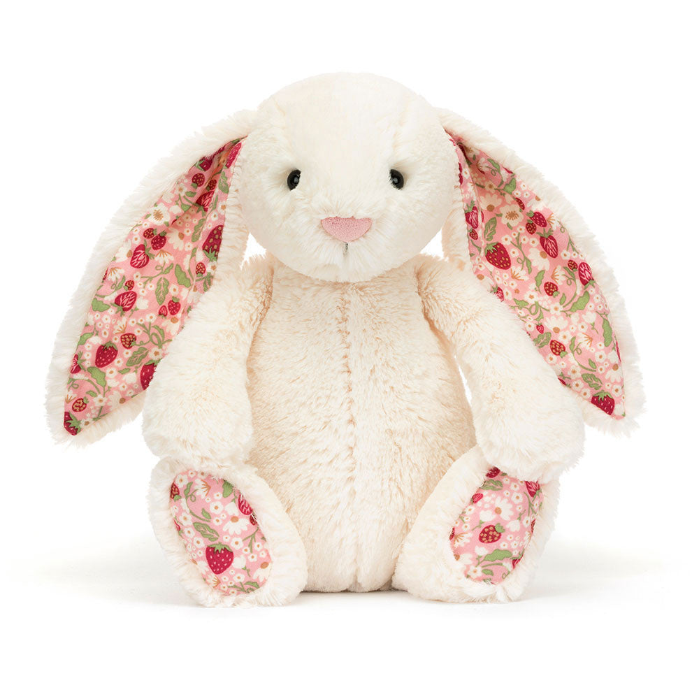 Jellycat Blossom Cream Bunny 'Berry' - Front View