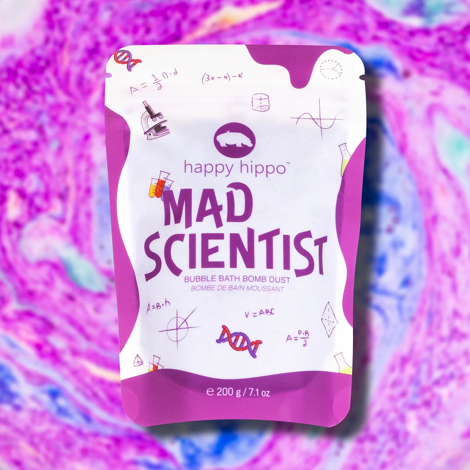 Happy Hippo Bubble Bath Dust - Mad Scientist