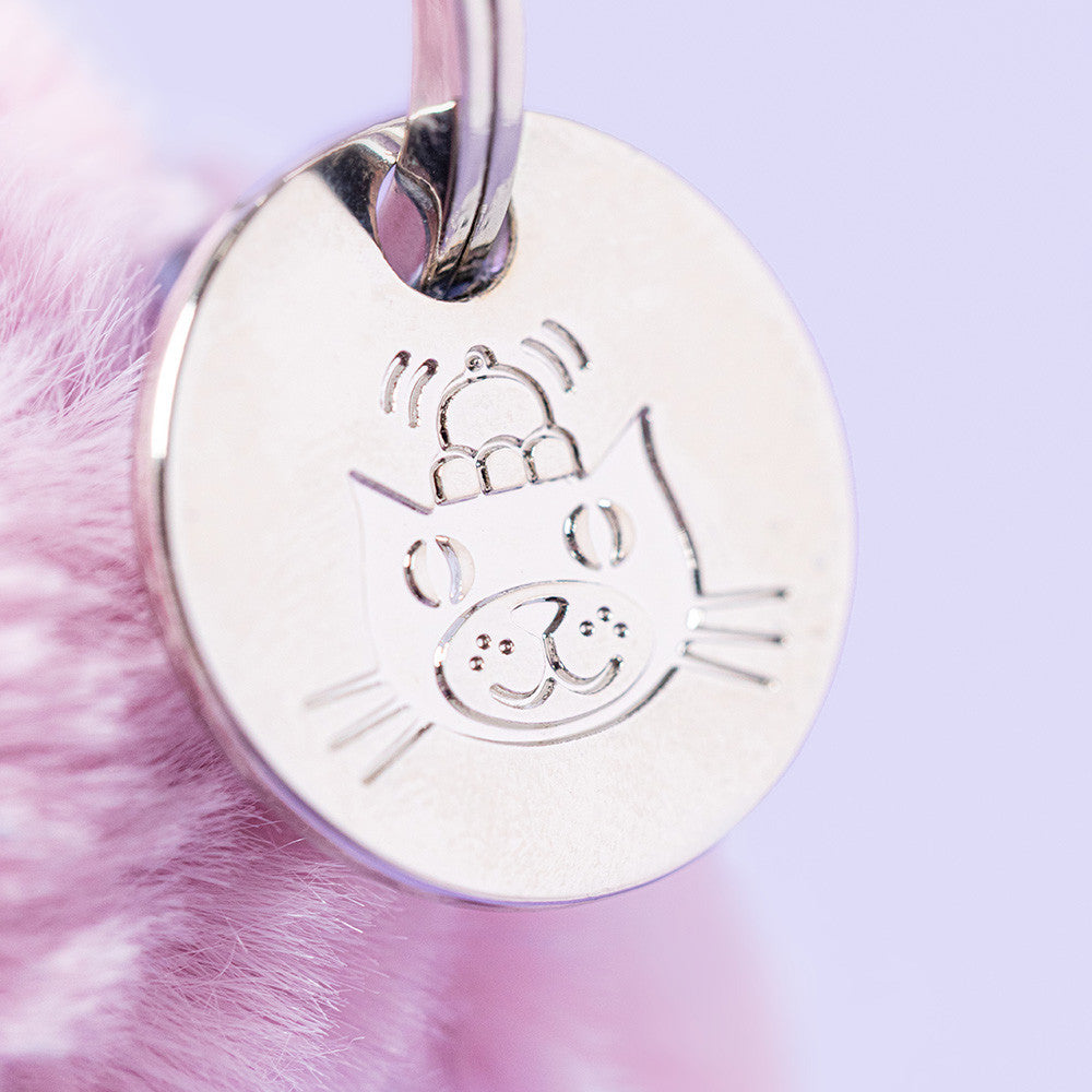 Jellycat Thistlepop Blossom Bunny Bag Charm Detail