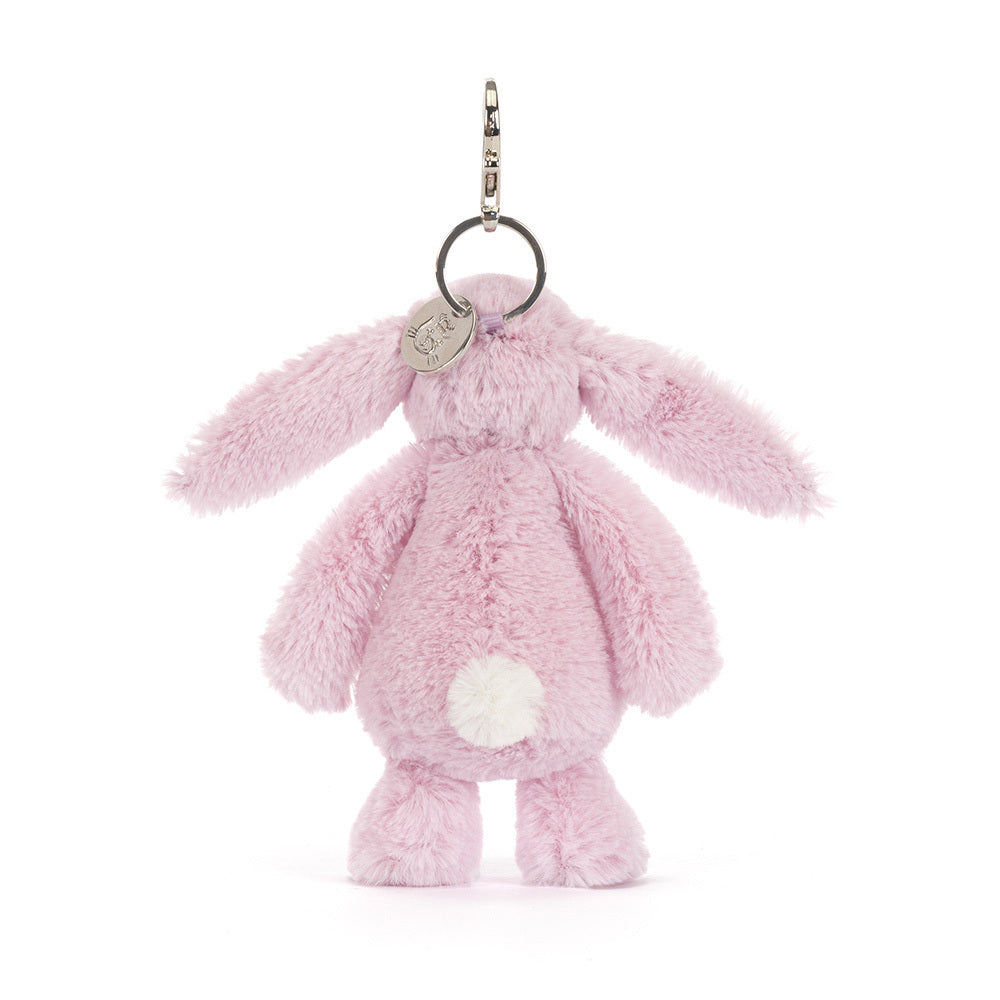 Jellycat Thistlepop Blossom Bunny Bag Charm Back View