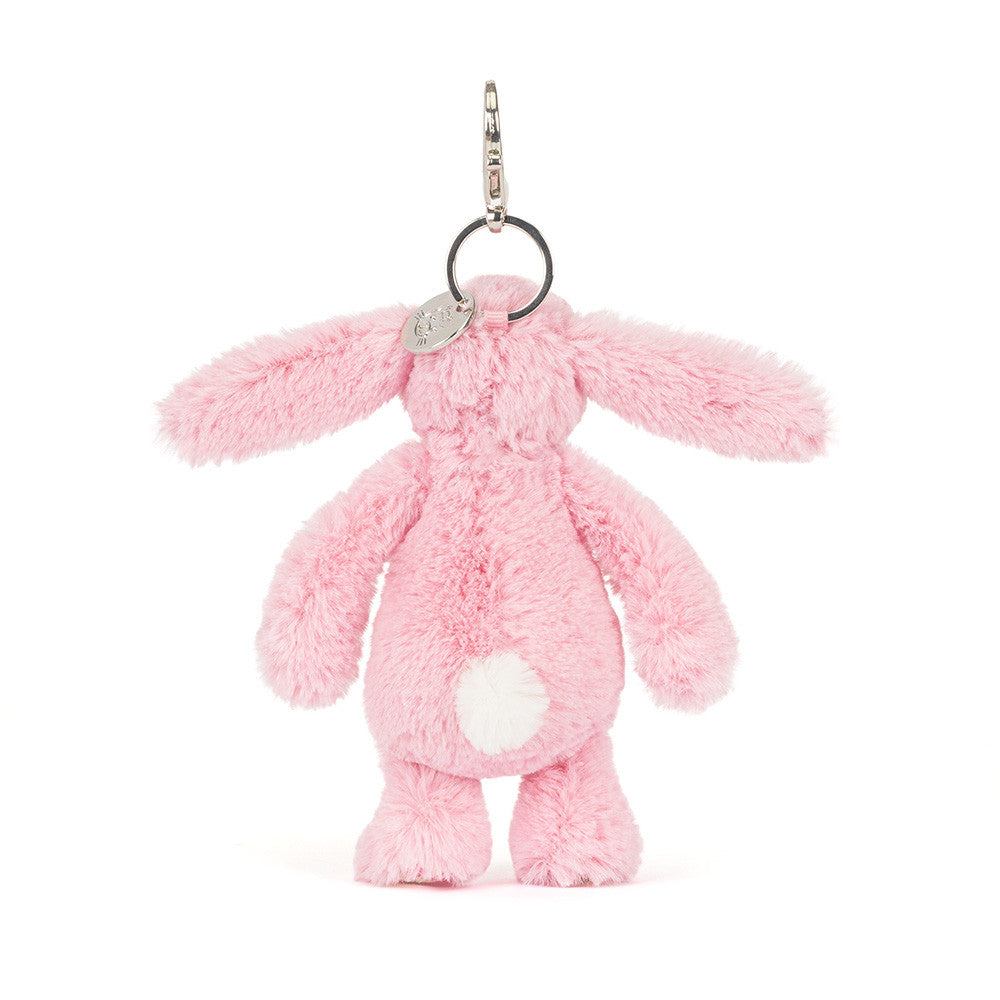 Jellycat Blushkin Blossom Bunny Bag Charm Back View