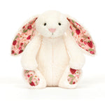Jellycat Blossom Cream Bunny 'Berry' - Little - Front View