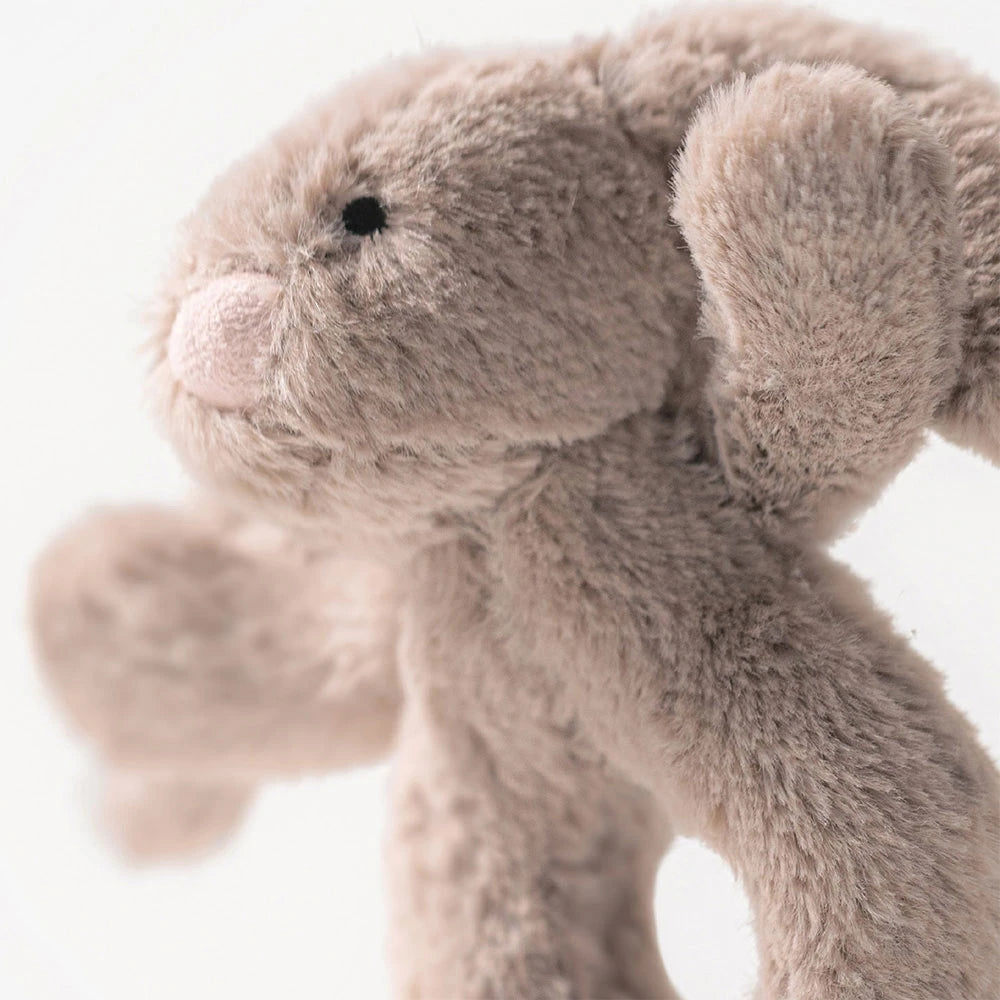 Jellycat Baby Bashful Beige Bunny Ring Rattle - Detail