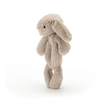 Jellycat Baby Bashful Beige Bunny Ring Rattle - Side View