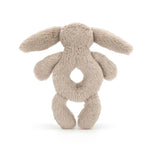Jellycat Baby Bashful Beige Bunny Ring Rattle - Back View