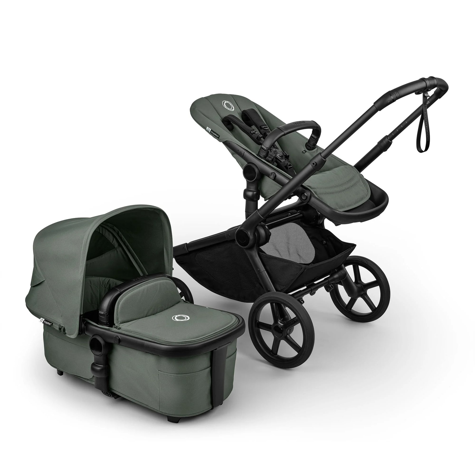 Bugaboo Kangaroo Complete Stroller - Black/Forest Green