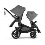 Bugaboo Kangaroo Sibling Seat - Black/Moon Grey Configuration 2