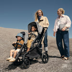 Bugaboo Kangaroo Sibling Seat - Black/Moon Grey Lifestyle 2