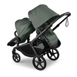 Bugaboo Kangaroo Sibling Seat - Black/Forest Green - Parent and Forward Facing