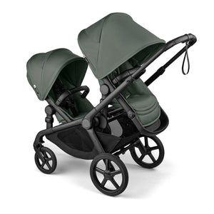 Bugaboo Kangaroo Sibling Seat - Black/Forest Green - Parent Facing