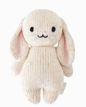 cuddle + kind Hand-Knit Baby Animal - Confetti Bunny