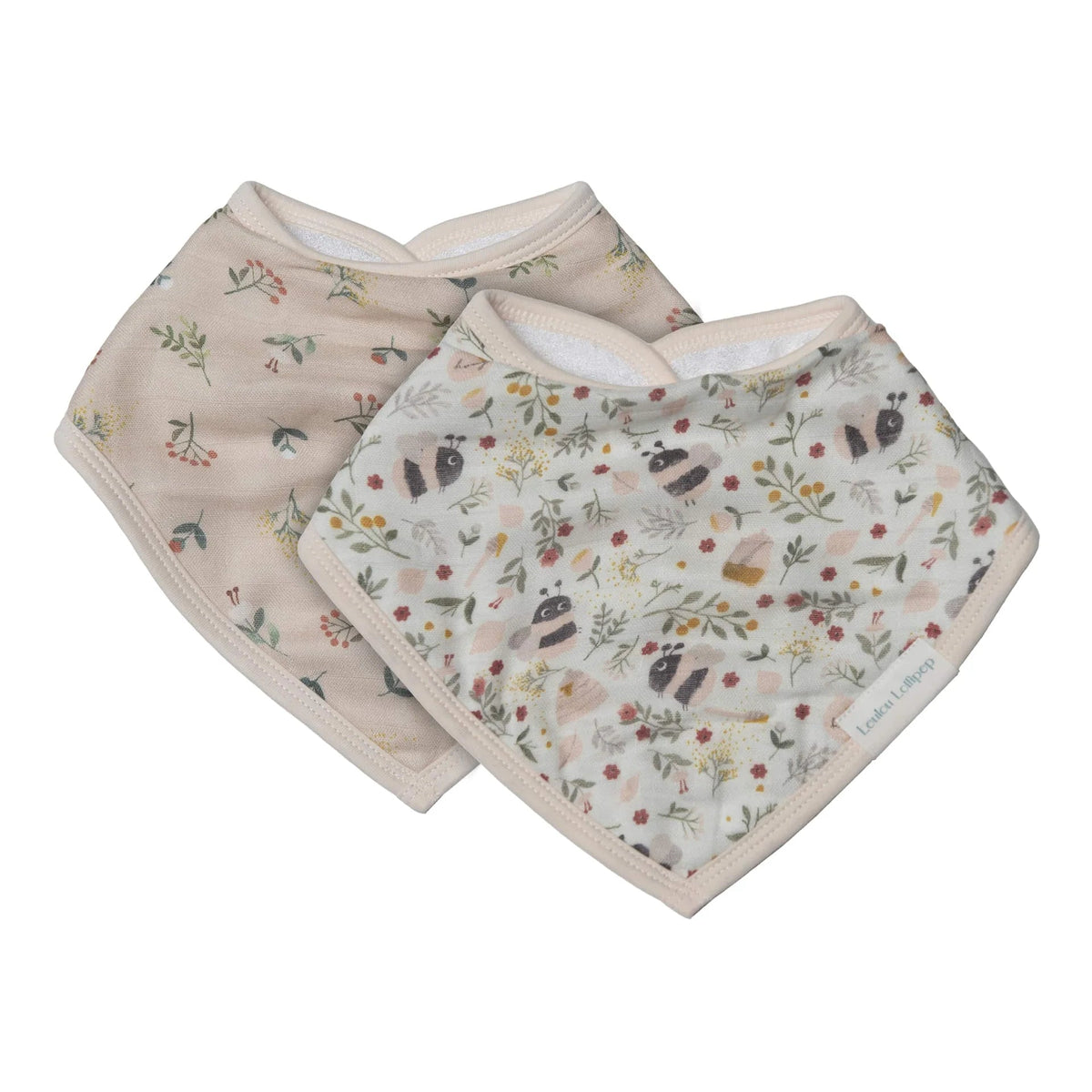 Loulou Lollipop Bandana Bib Set - Bumble Bees