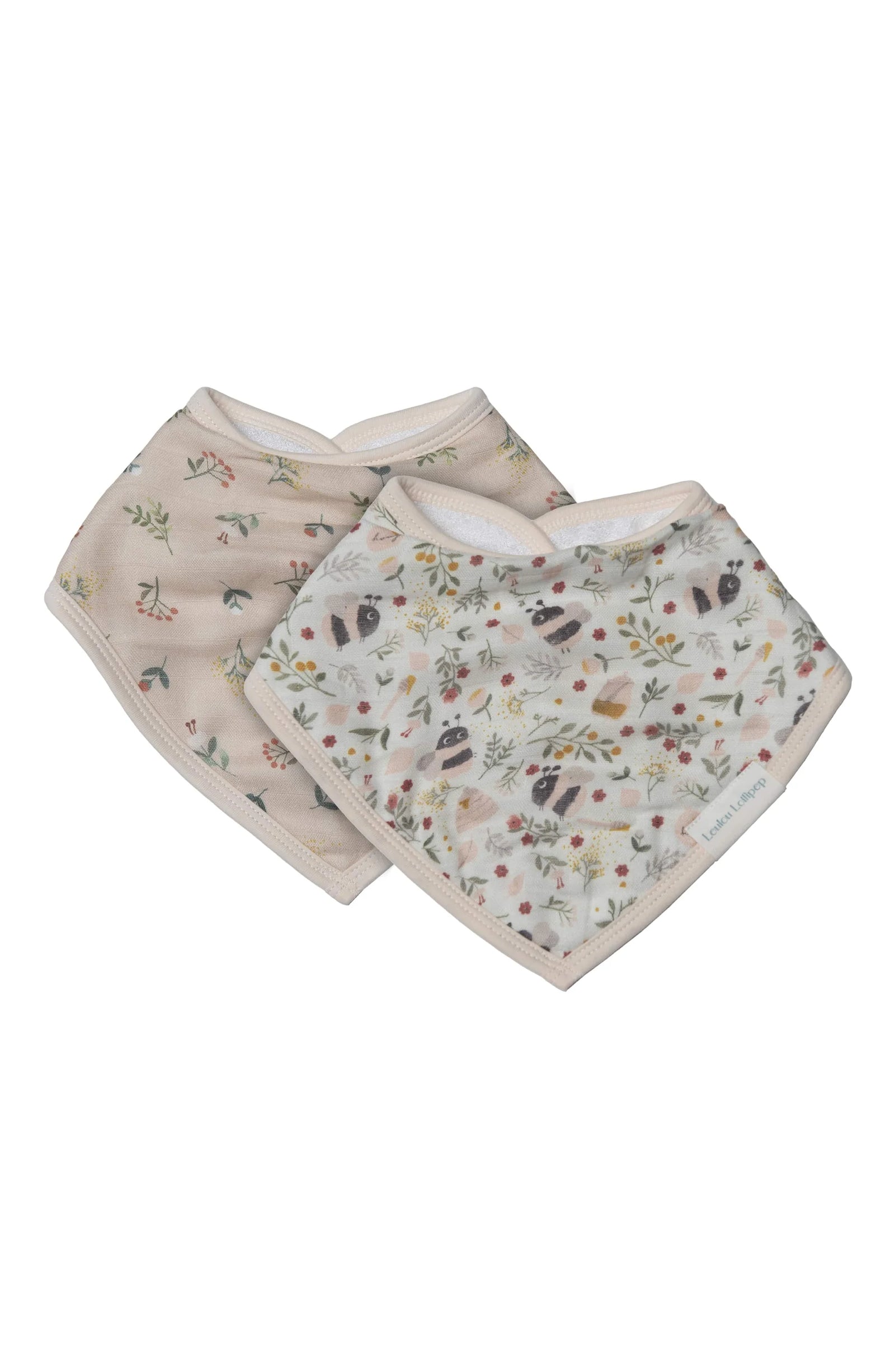Loulou Lollipop Bandana Bib Set - Bumble Bees
