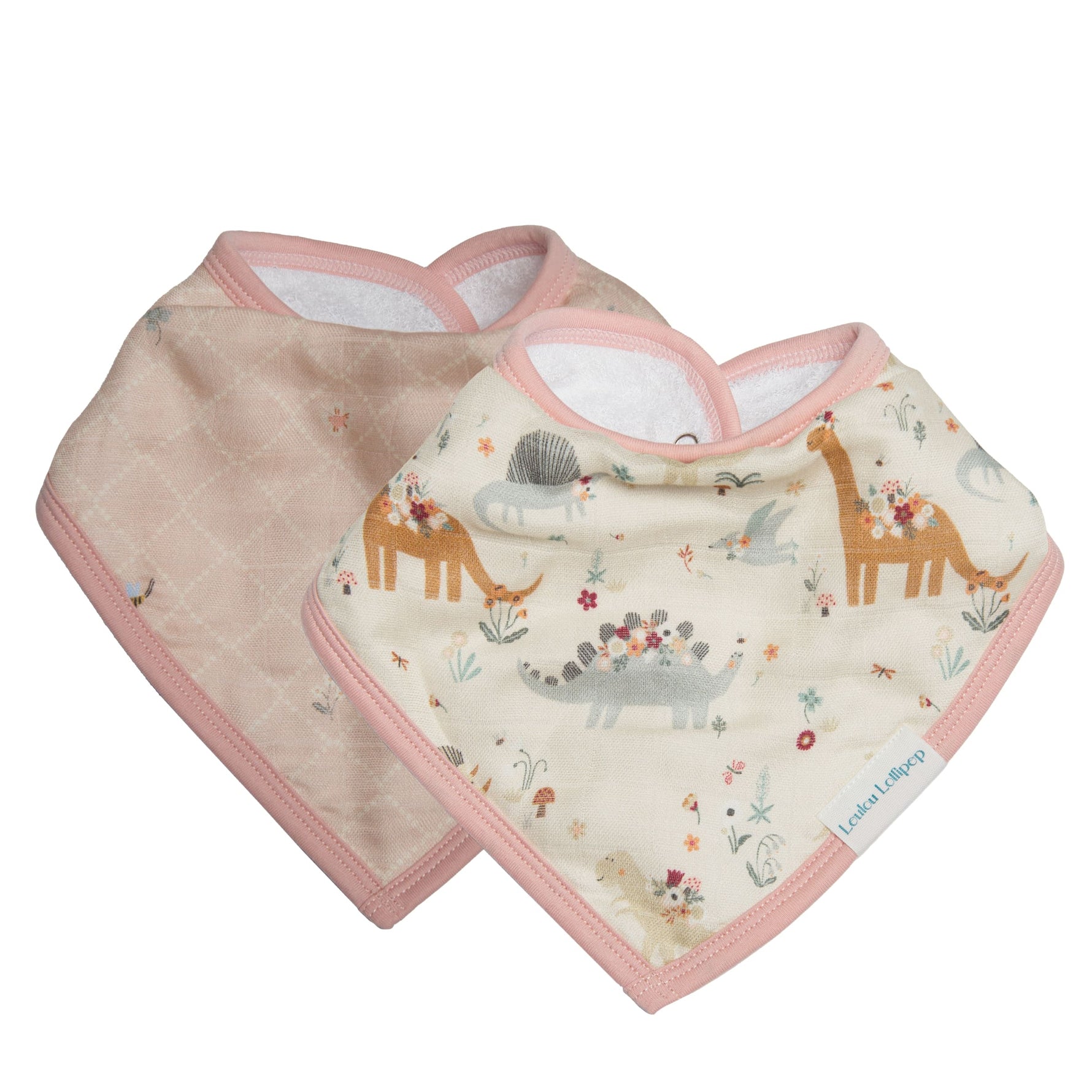 Loulou Lollipop Bandana Bib Set - Baby Dinomite