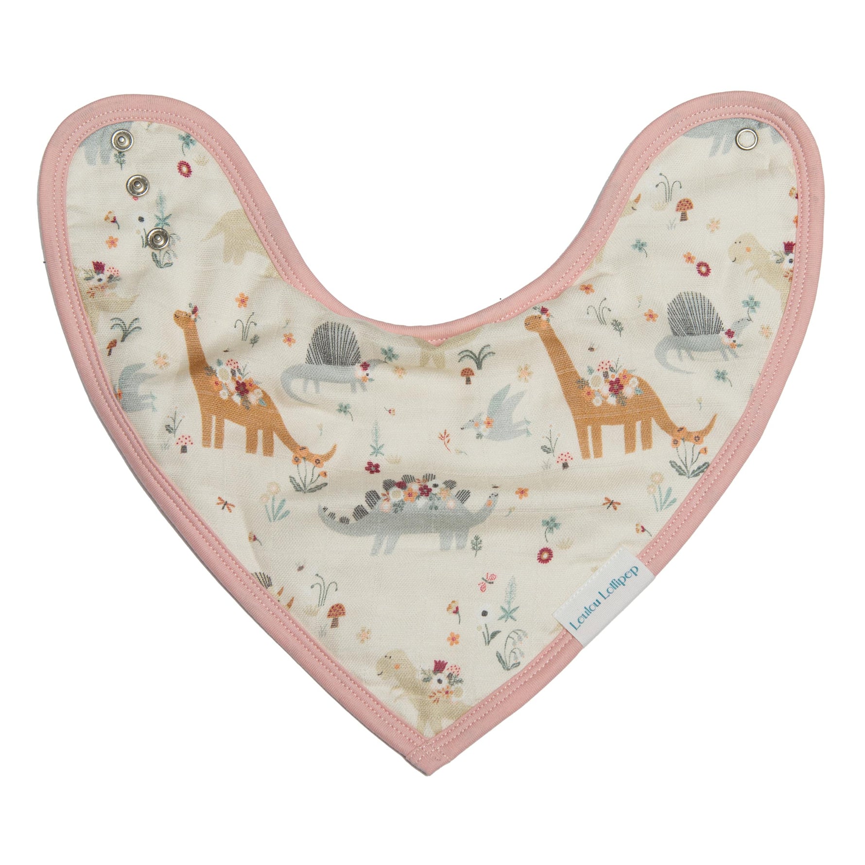 Loulou Lollipop Bandana Bib Set - Baby Dinomite 3